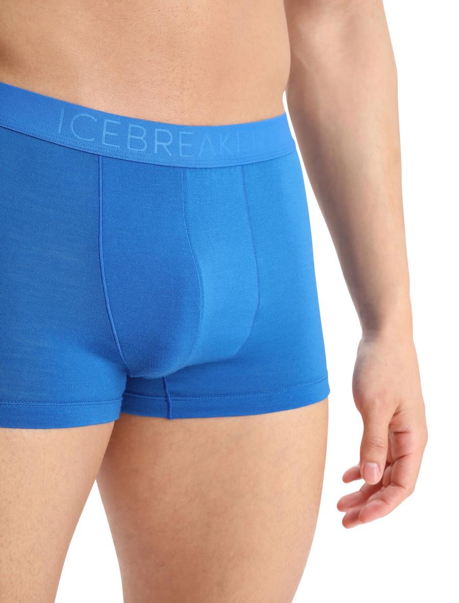 Icebreaker Cool-Lite™ Merino Anatomica Trunks Férfi Fehérnemű Kék | HU 1289QMAZ